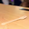 picture of a fork on the table taken for a profile picture.