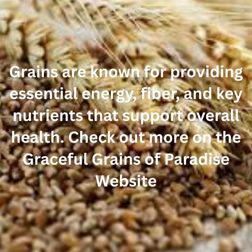 A leaderboard advertisement for Graceful Grains of Paradise.